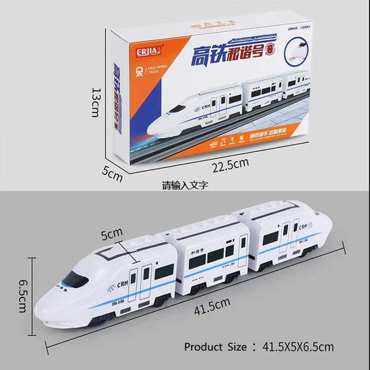 Nonstop Railway Fun – Kids Electric High‑Speed Train Toy with Lights, Sounds & 360° Bump‑and‑Go Action