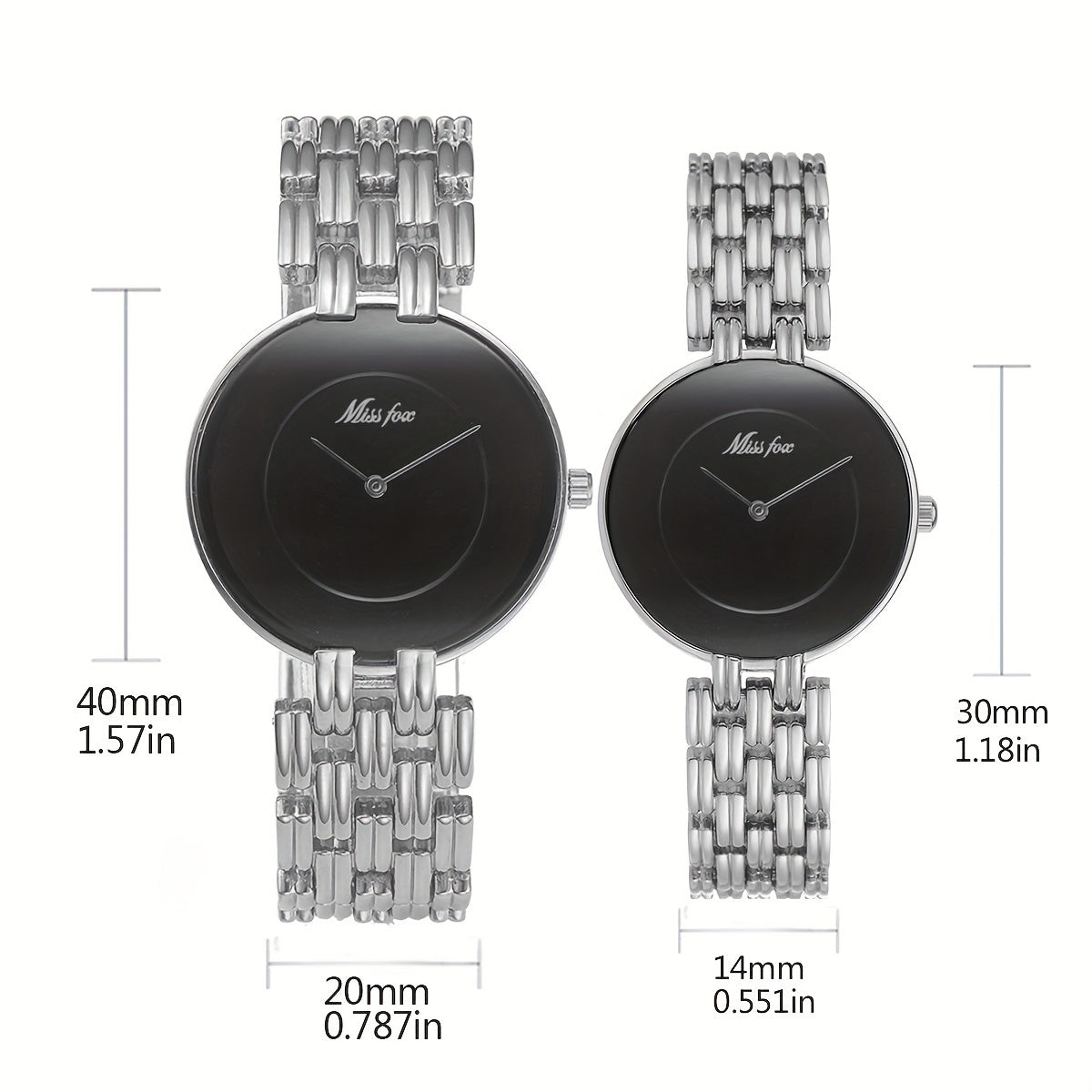 MISSFOX Stylish And Romantic Couple Watches