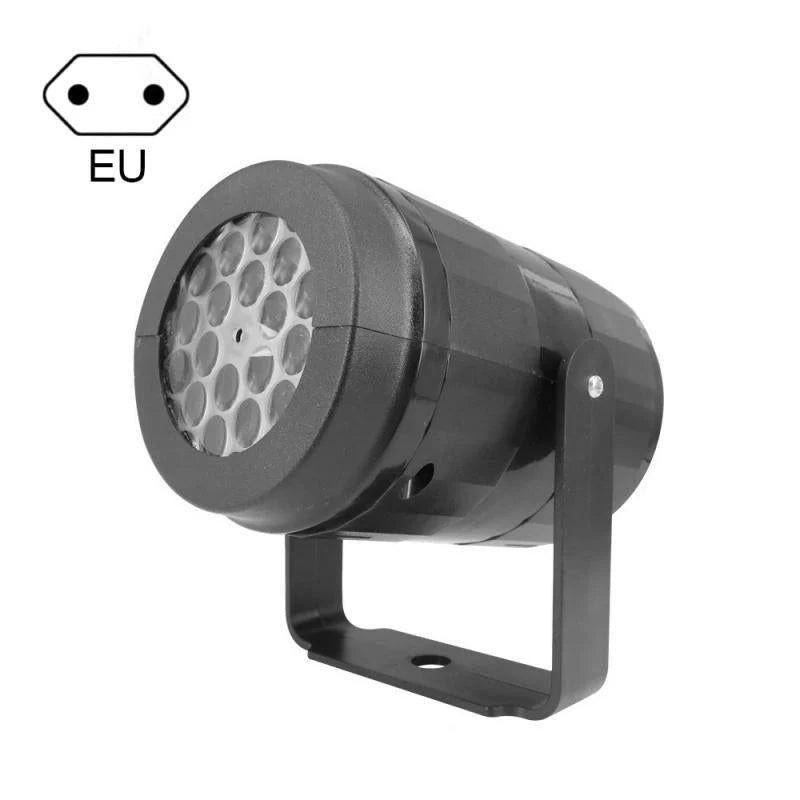 Rotating LED Snowflake Projector – 16 Festive Patterns for Indoor & Outdoor Use