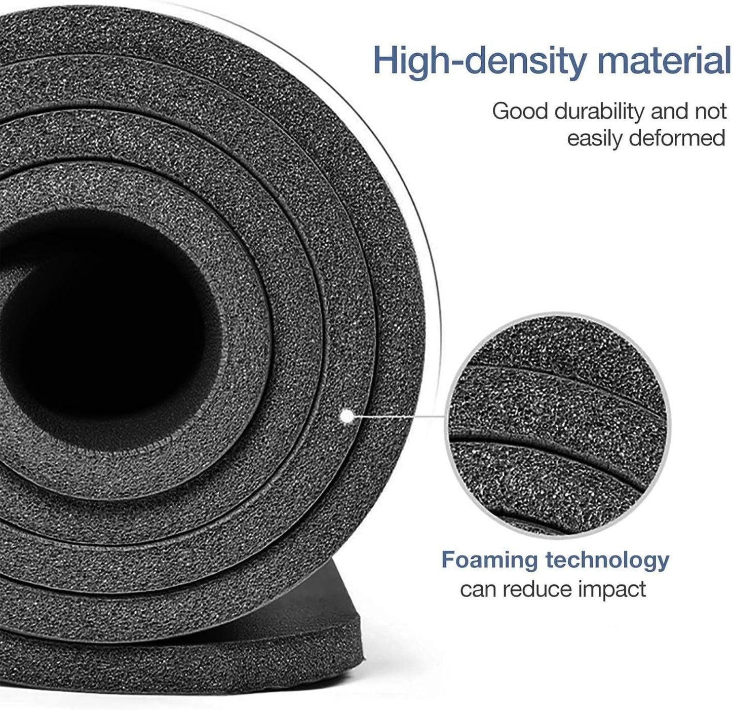 Extra Thick Yoga Mat – Non-Slip Exercise Mat with Strap & Bag