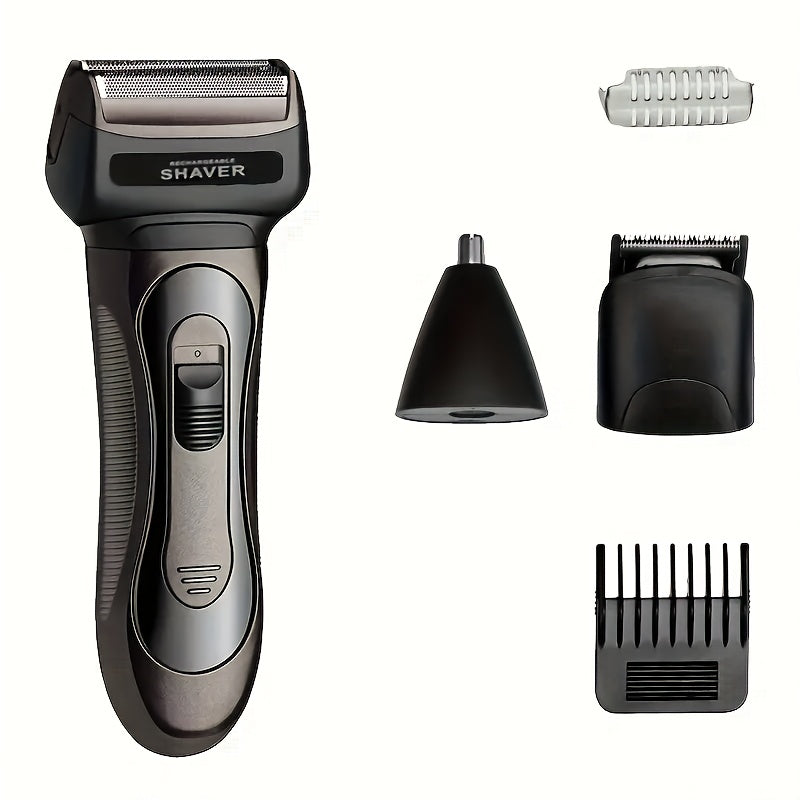 3-in-1 USB Rechargeable Electric Shaver