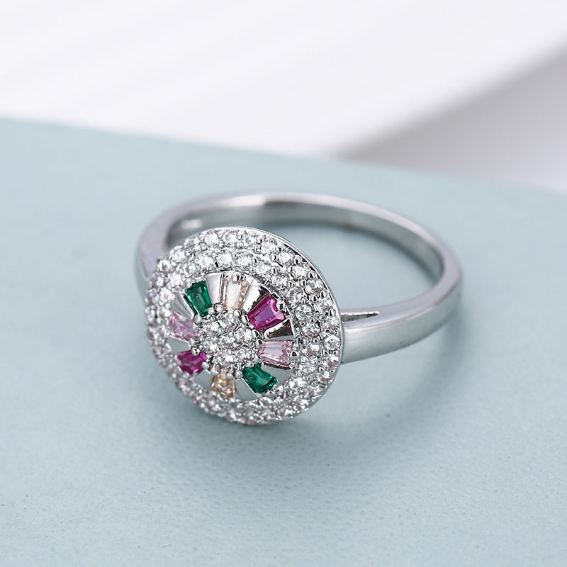 Colorful Zirconia Ring