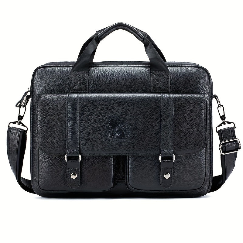 Men's Genuine Leather Business Briefcase