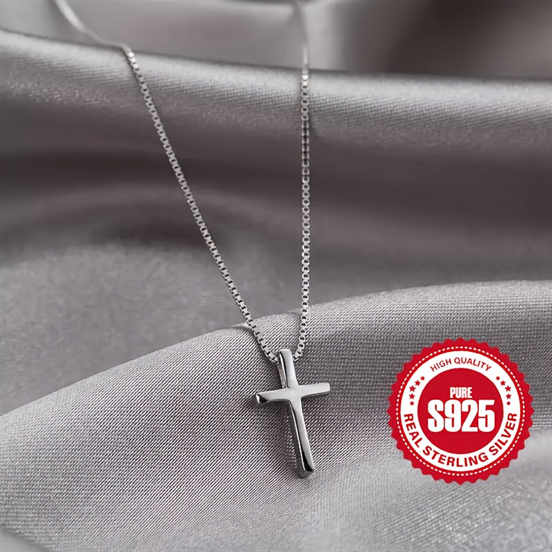 Sterling Silver Cross Pendant Necklace