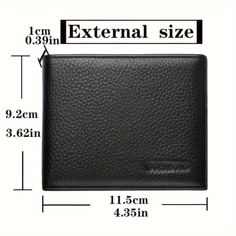 Men's Genuine Multi-functional Leather Wallet