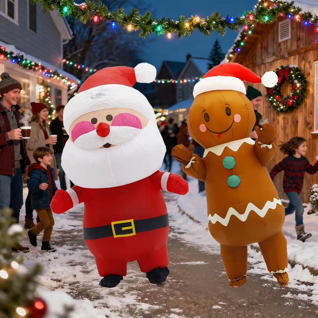 Inflatable Christmas Costumes – Humorous Holiday Outfits for Adults & Kids