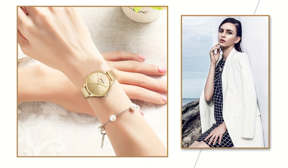 The CURREN Ladies' gold Watch