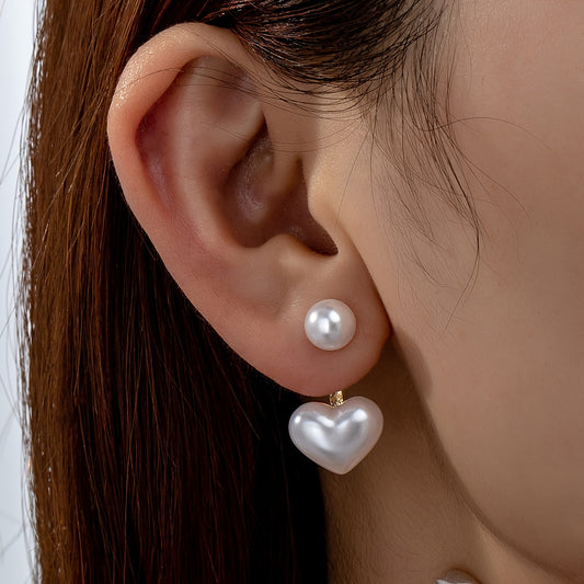 Elegant Pearl Drop Earrings