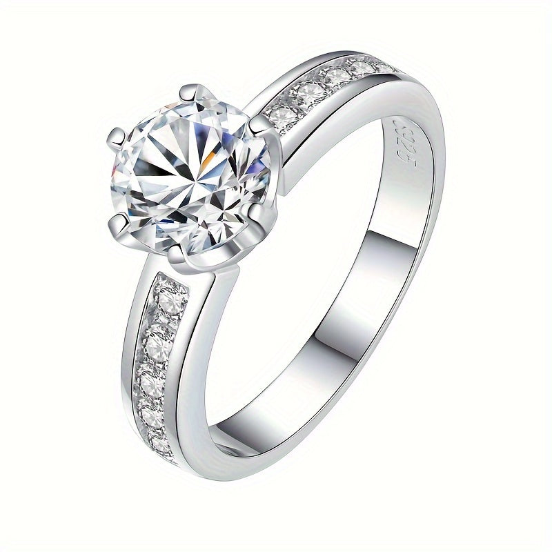 Carat Moissanite Diamond Engagement Ring