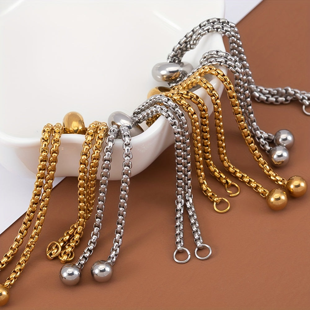 Stainless Steel Slider Bracelet Chain