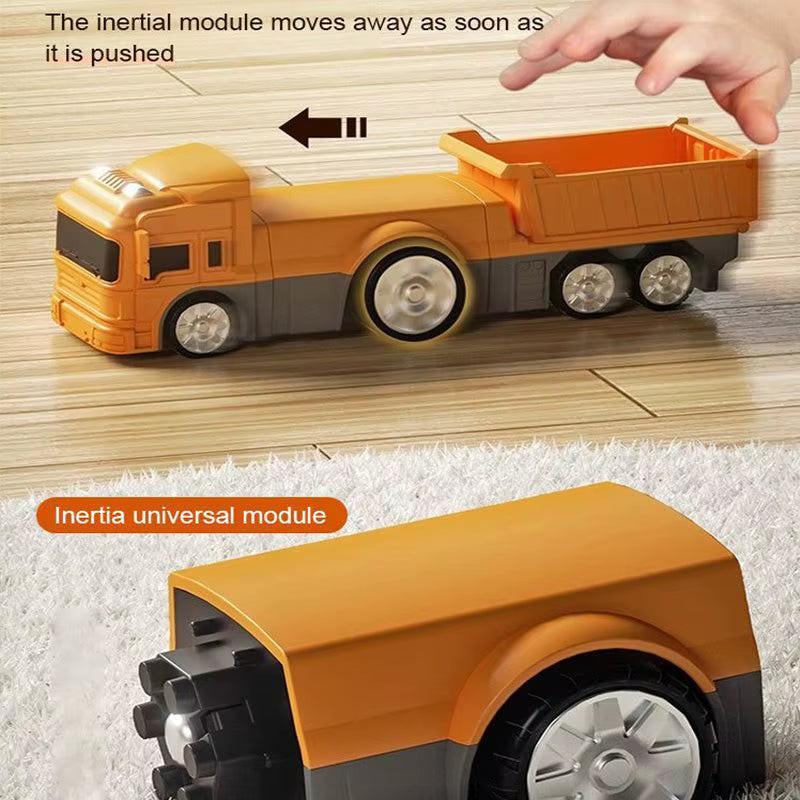 Magnetic Transforming Engineer Car Set – STEM Building Toy for Kids
