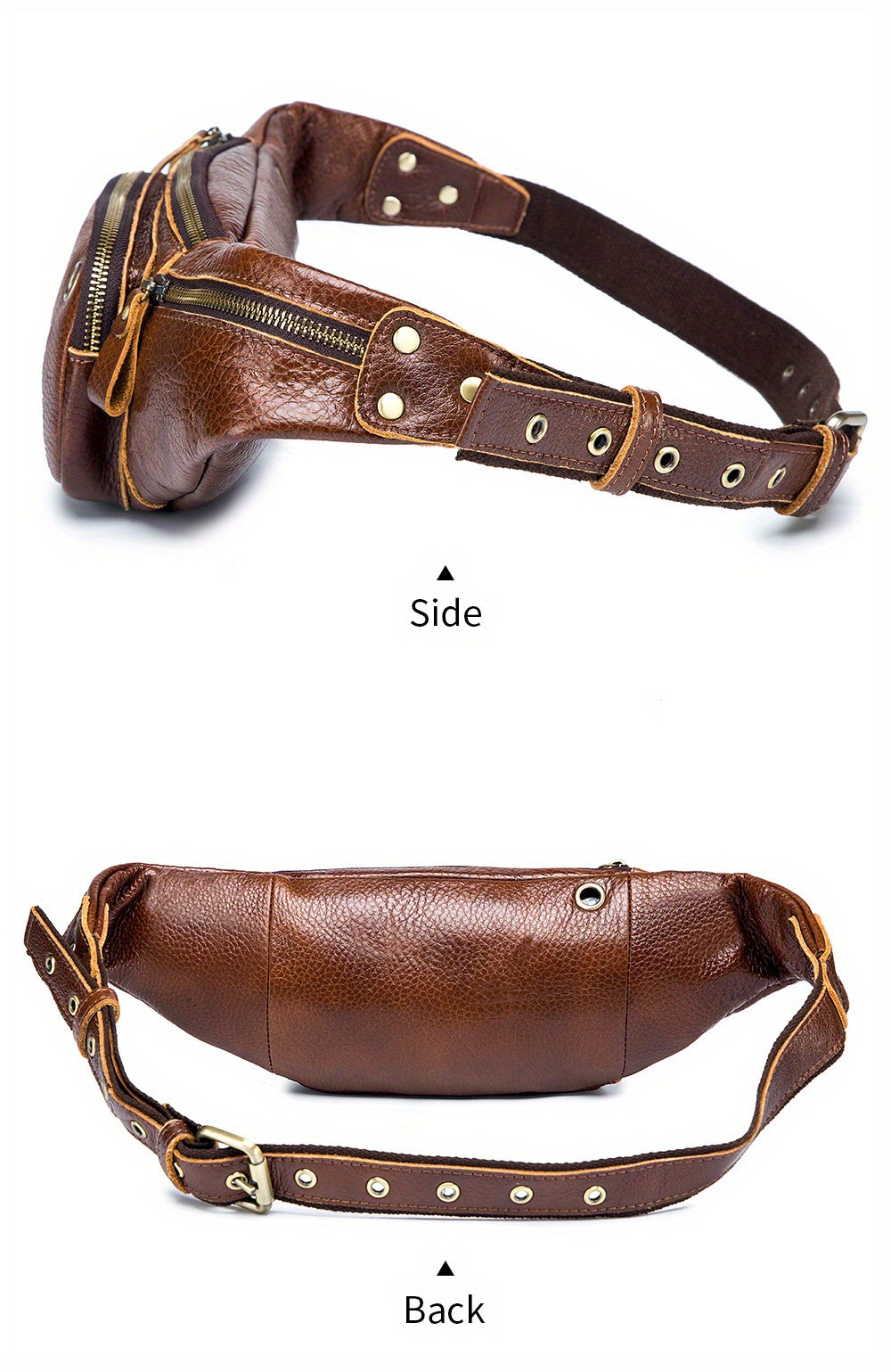 Genuine Leather Outdoors Fanny Bag