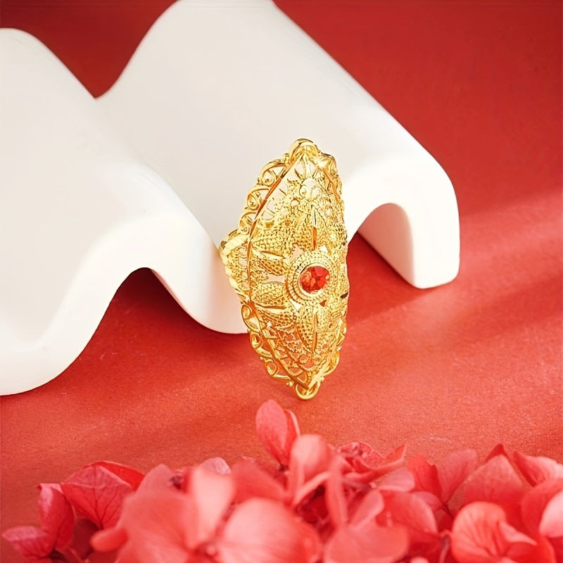 Luxury Court Style Gold Ring