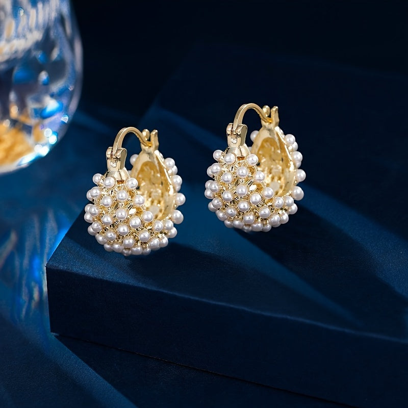 Elegant High Quality Imitation Pearl Earrings