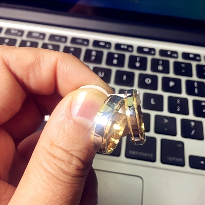 2pc Luxury Gold Fashion Rings