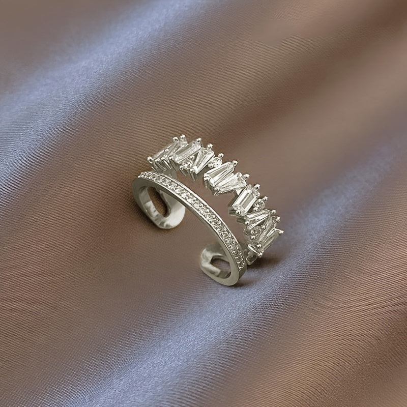 Elegant And Luxurious Double-layer Ring