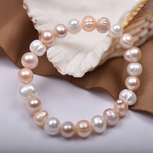 Elegant Freshwater Pearl Bracelet For Women