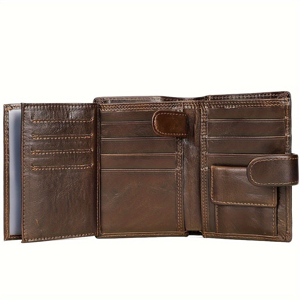 NIUCUNZH Men's Genuine Leather Wallet