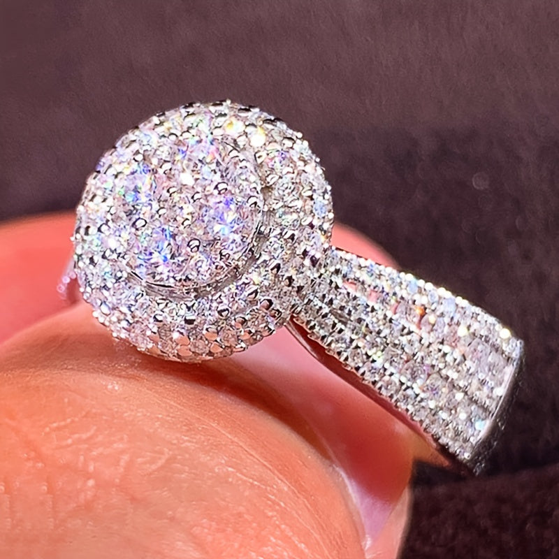 YOUHAOCC Luxury Simulated Diamond Ring