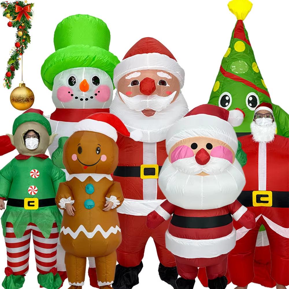 Inflatable Christmas Costumes – Humorous Holiday Outfits for Adults & Kids