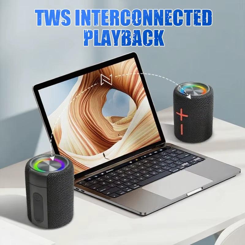 2-in-1 Magnetic Dual Bluetooth Speaker – 20W Waterproof TWS Stereo