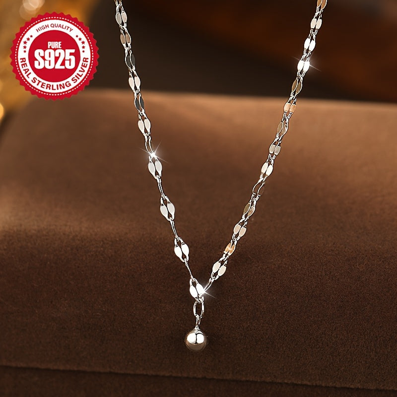 Simple And Stylish Silver Necklace