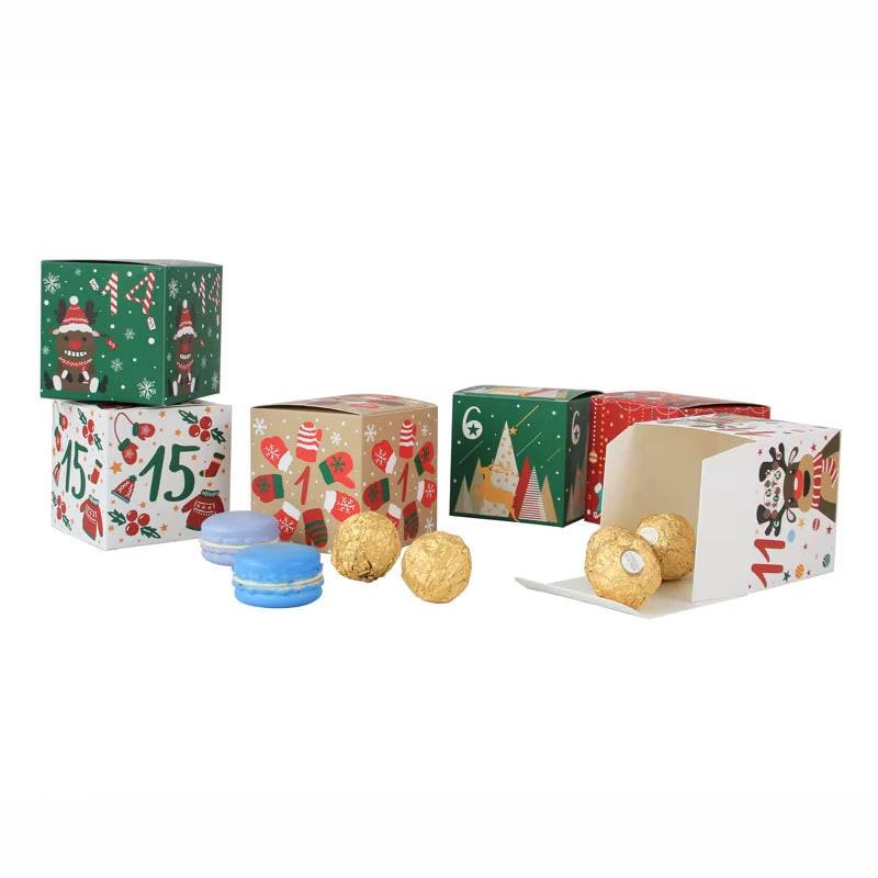 24‑Day Kraft Advent Calendar Boxes – DIY Countdown Gift Set