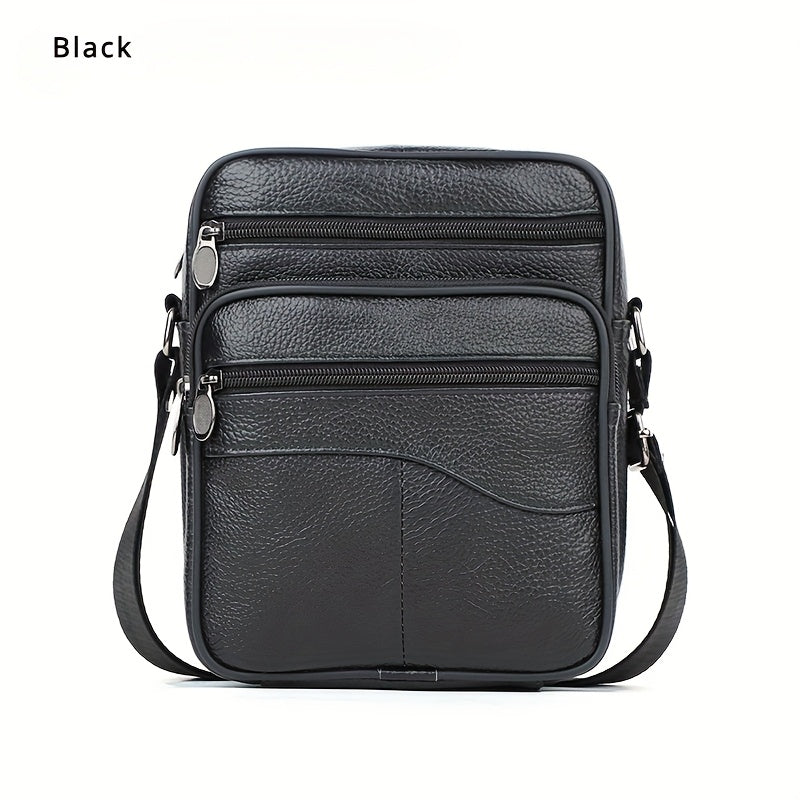 Men's Genuine Leather Shoulder Bag