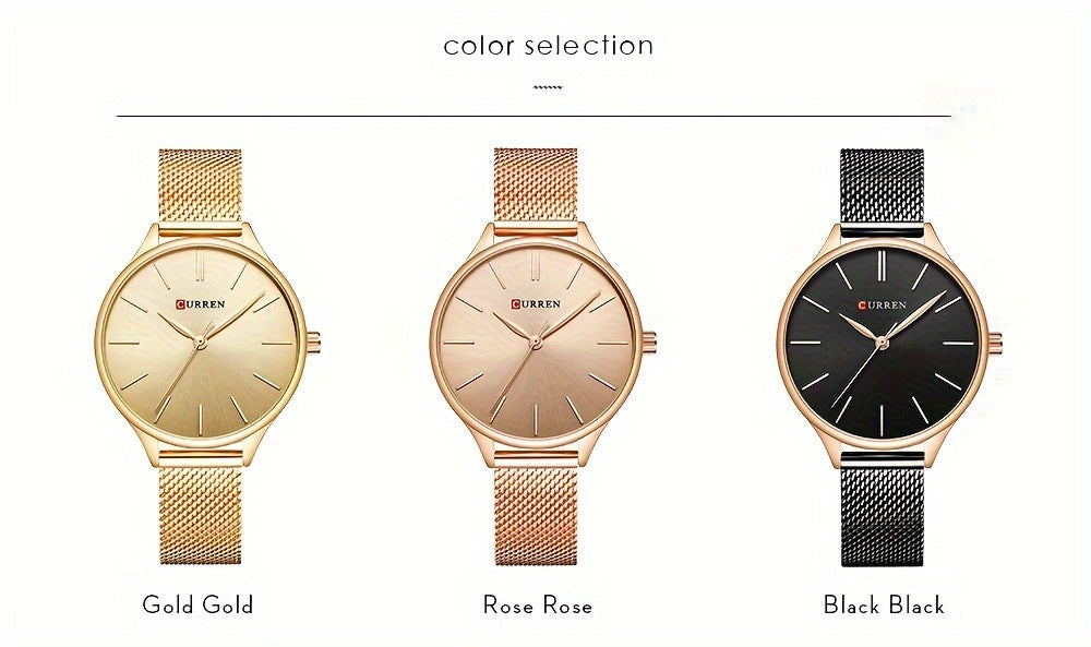 The CURREN Ladies' gold Watch