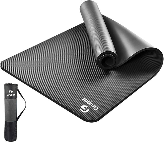 Extra Thick Yoga Mat – Non-Slip Exercise Mat with Strap & Bag