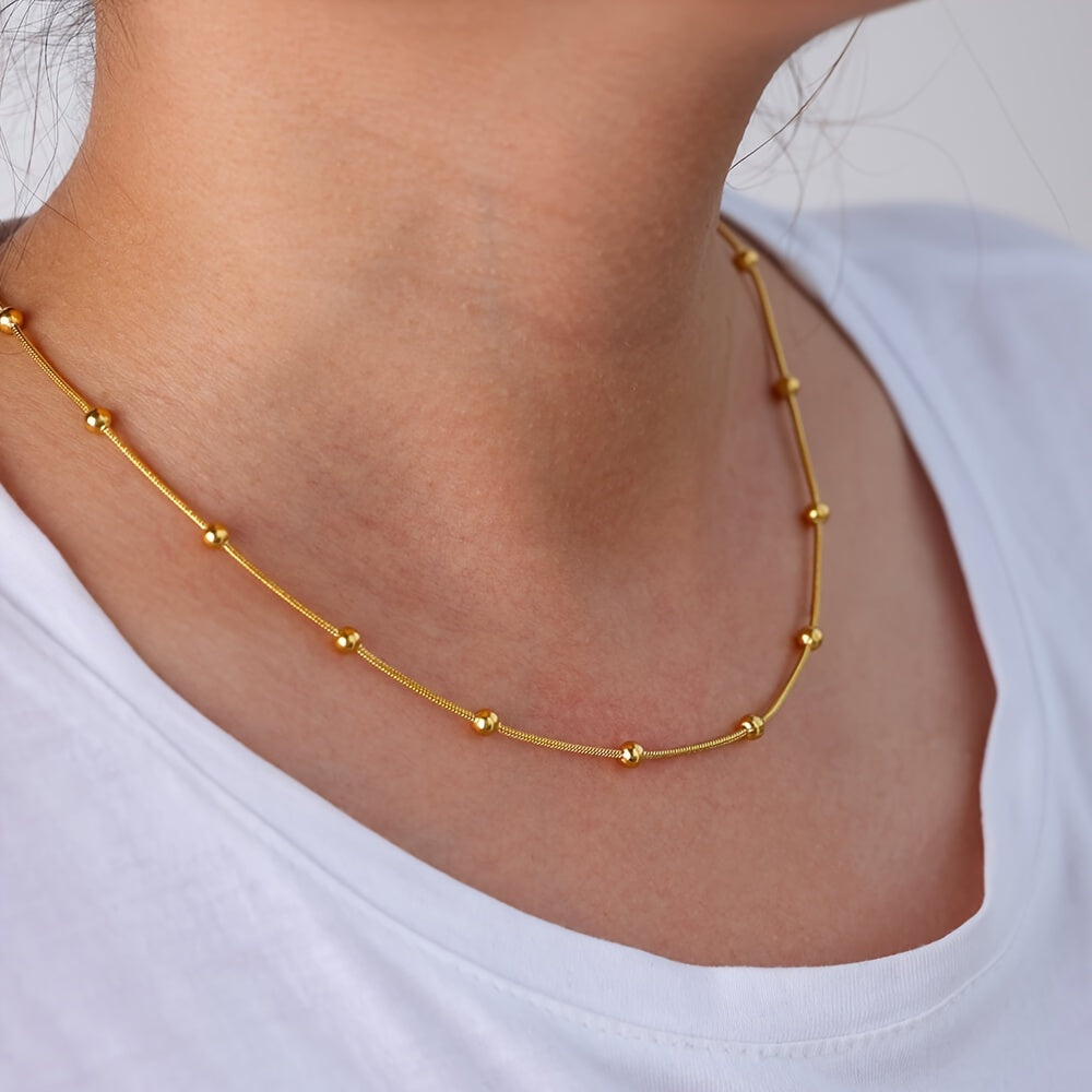 Simple and Elegant Gold  Necklace for Women