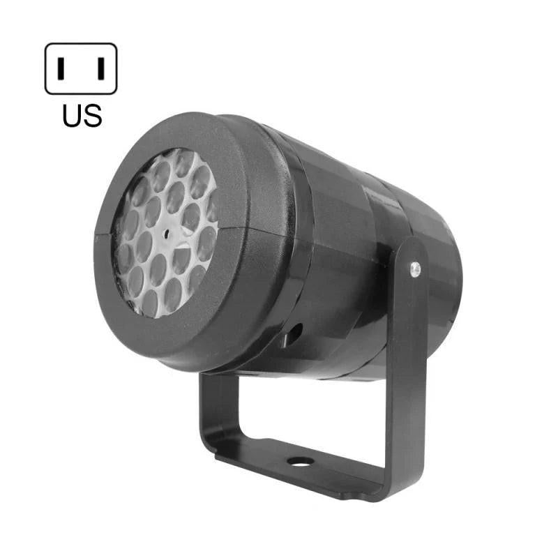 Rotating LED Snowflake Projector – 16 Festive Patterns for Indoor & Outdoor Use