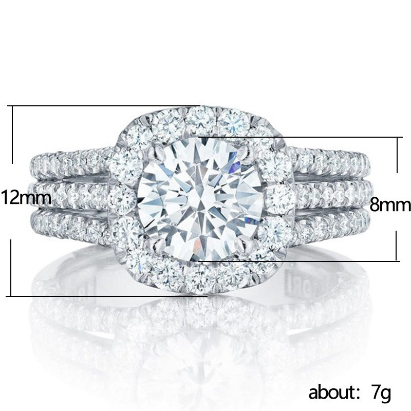 Elegant YOUHAOCC Women's Engagement Ring