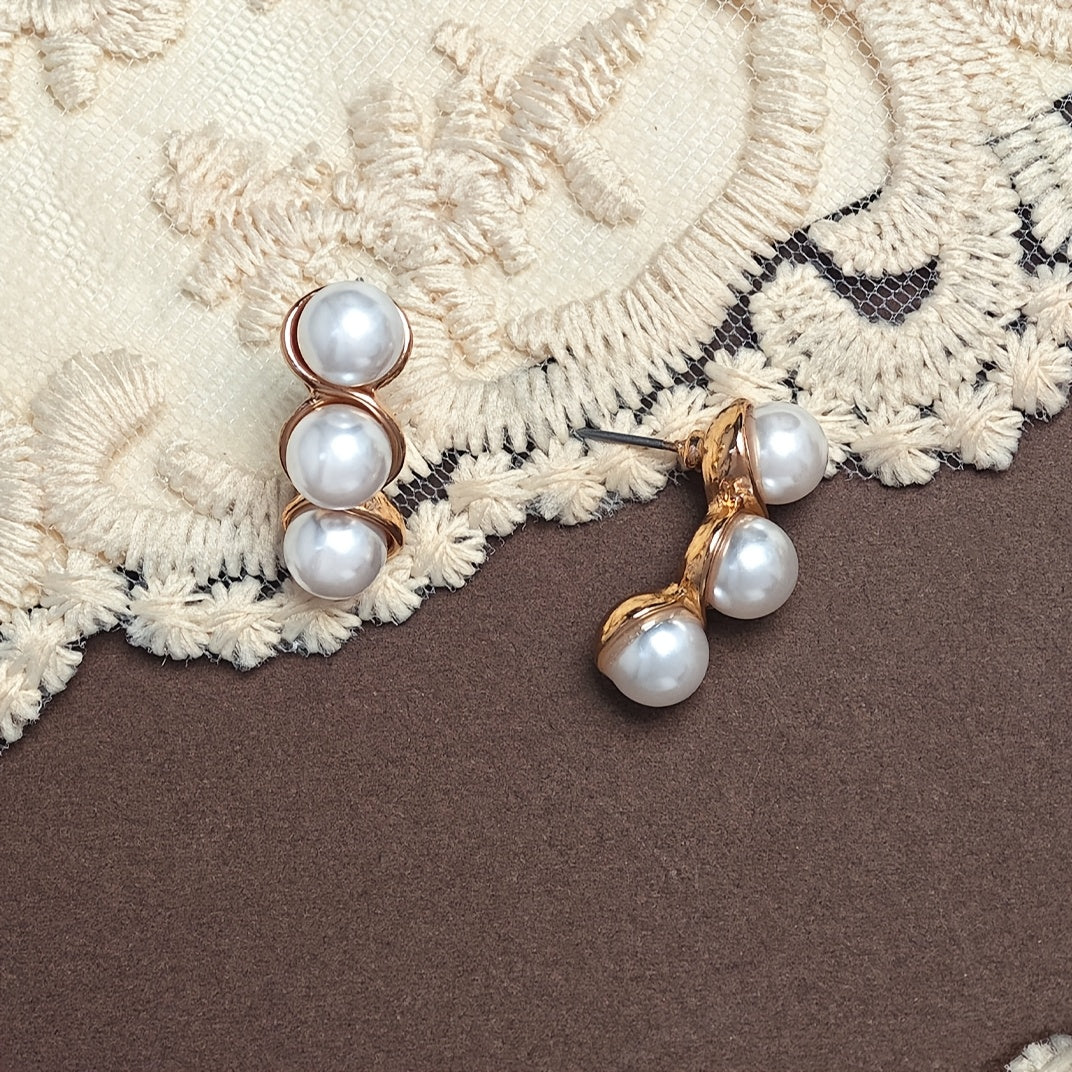 Imitation Pearl Drop Dangle Earrings