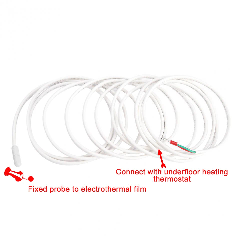 NTC 10K Indoor 3 Meter Cable Floor Heating Sensor