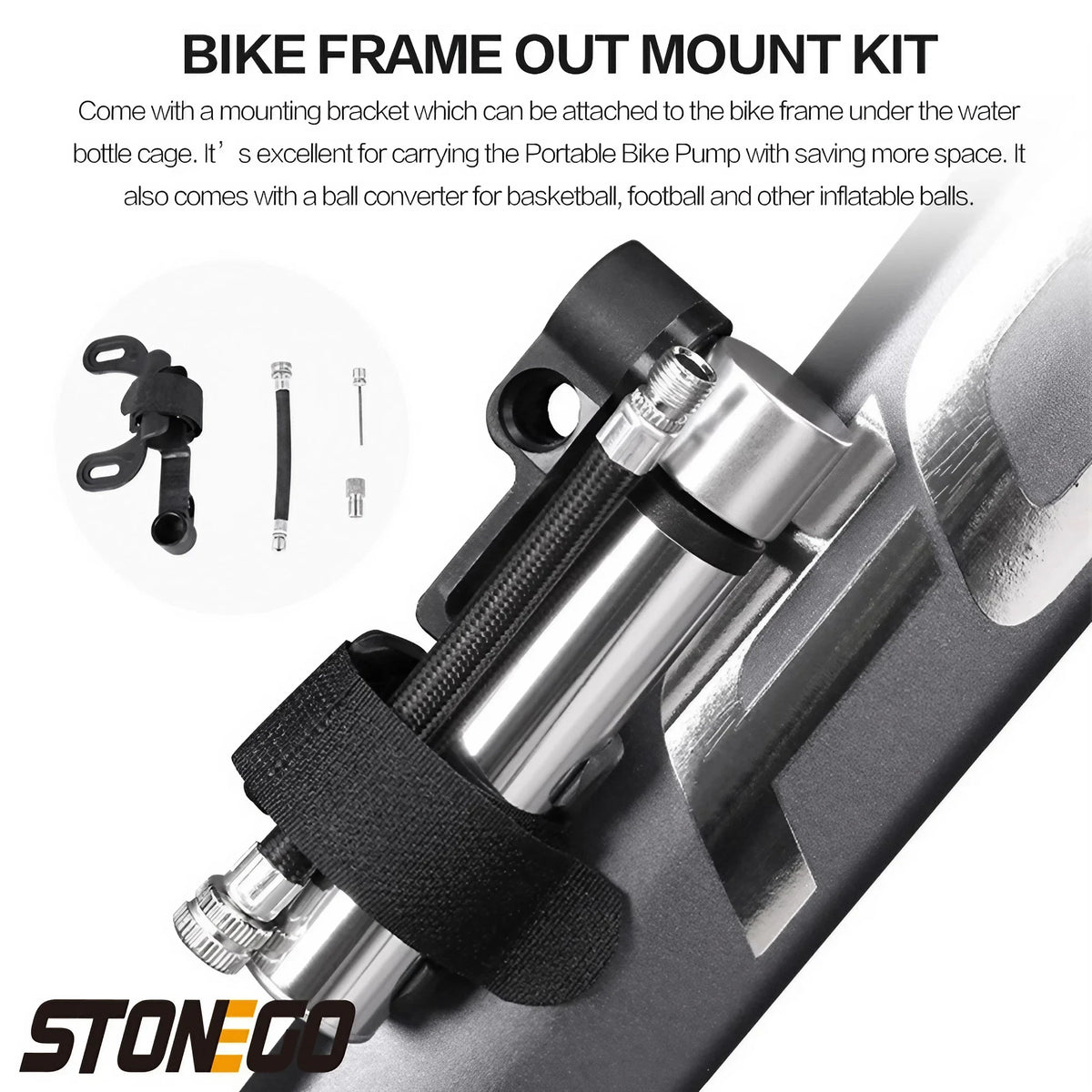 Portable Pocket Bike Pump | High Pressure Mini Pump