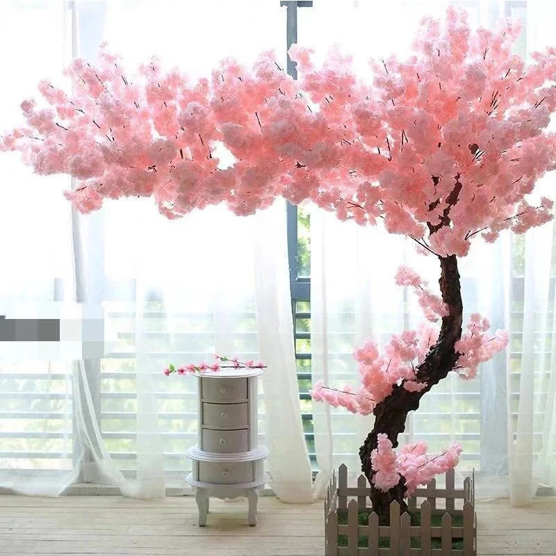 Lifelike Artificial Cherry Tree - Stunning Wedding & Festival Decor