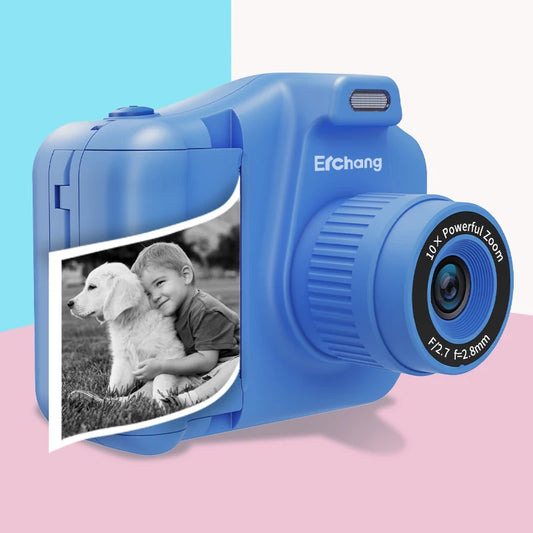 Kids Digital Instant Photo Printing Camera with 10x Digital Zoom