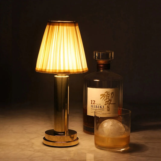 Fabric Bar Table Lamp - Dimmable Wireless Atmosphere Light