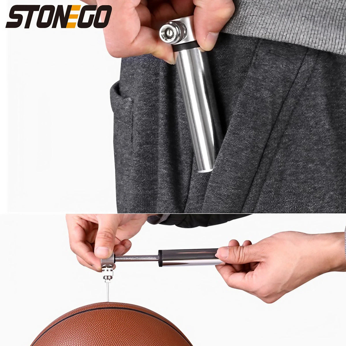 Portable Pocket Bike Pump | High Pressure Mini Pump