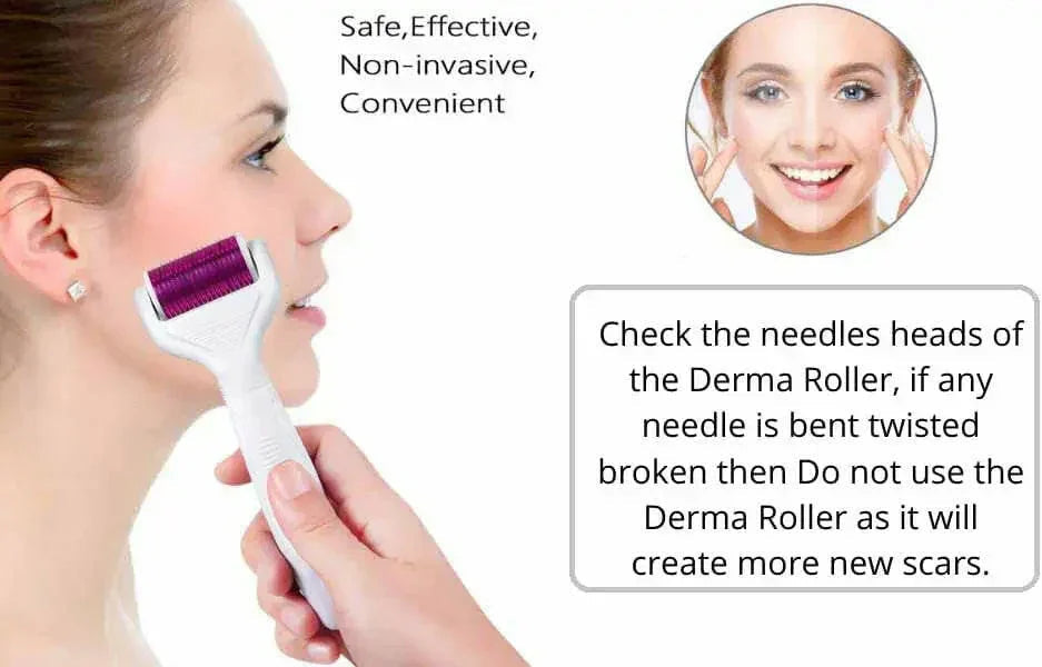 Ammuri Derma Roller for Scars and Anti-Aging Care
