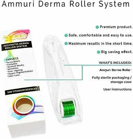 Ammuri Derma Roller for Scars and Anti-Aging Care