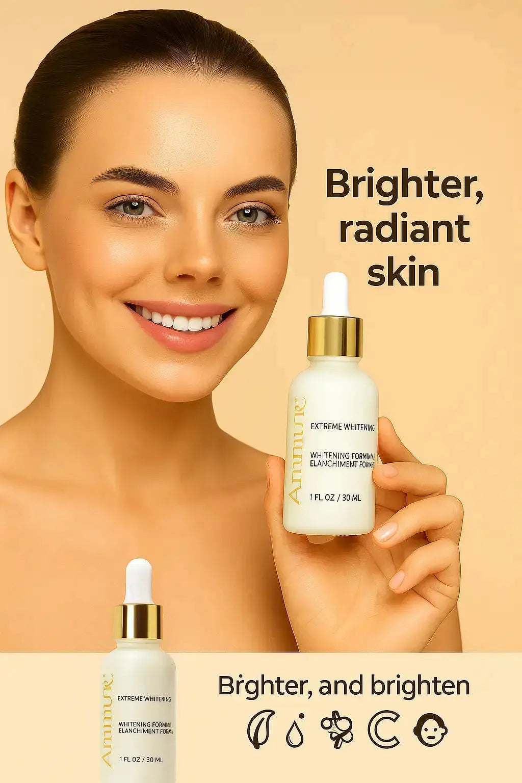 Ammuri Extreme Lightening Serum – Intense Dark Spot Corrector for Face, Neck & Intimate Areas (30ml)