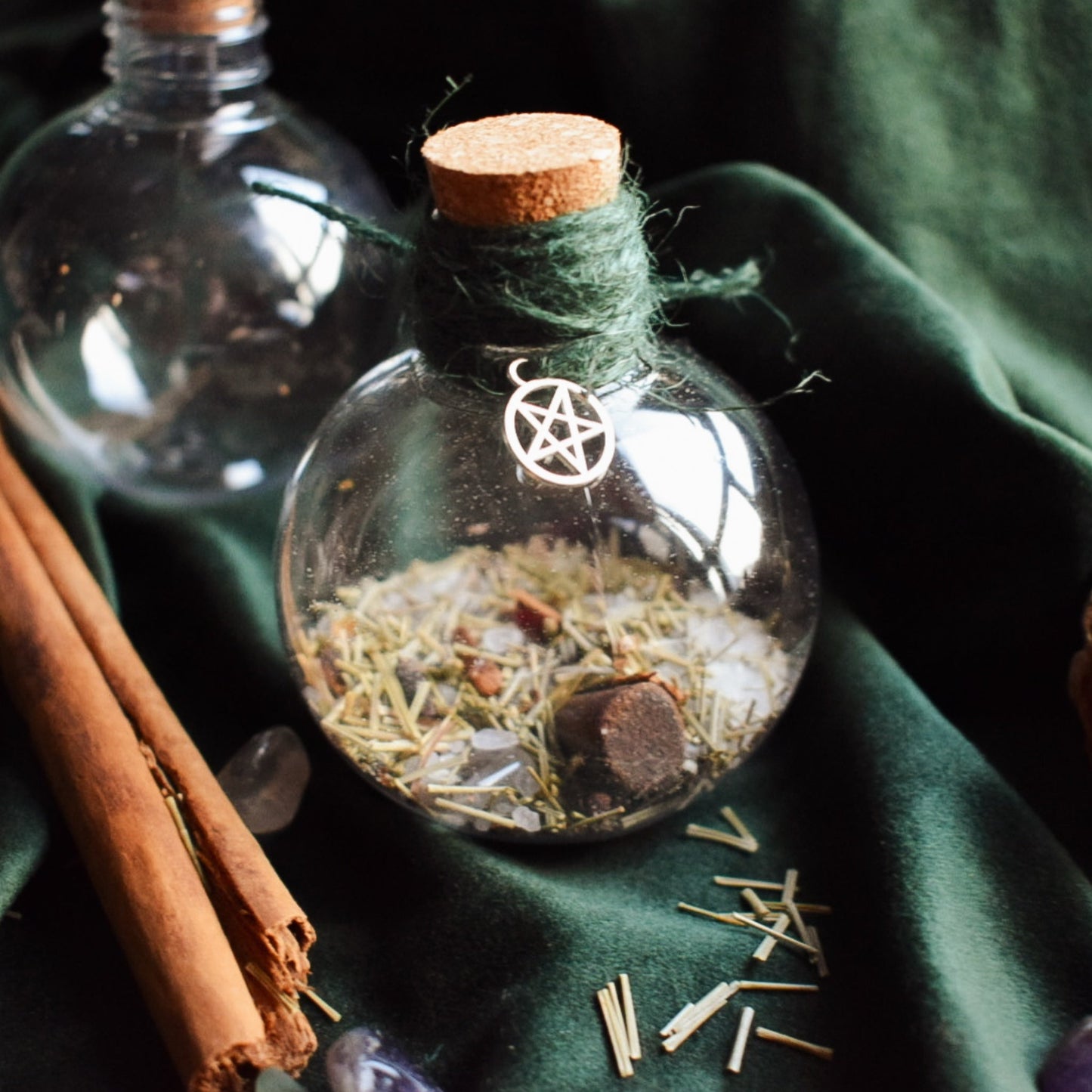Yule Spell Potion Bottle