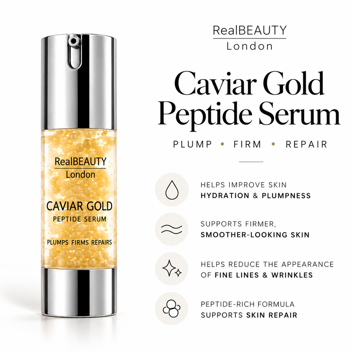 Caviar Gold Peptide Face Serum
