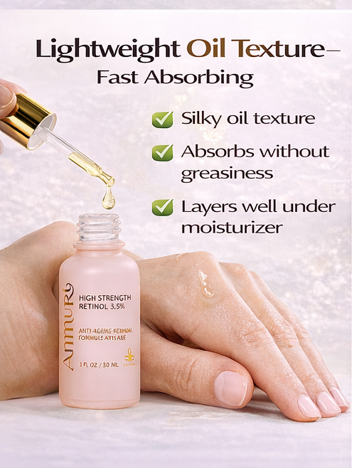 High Strength Retinol 3.5% Serum for Anti-Ageing & Skin Firming | Ammuri