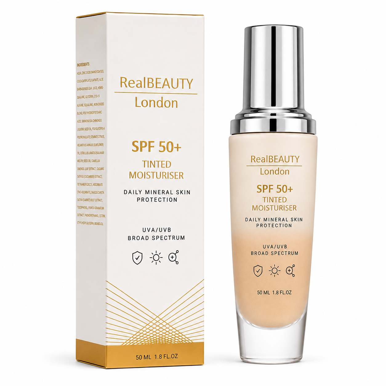 SPF 50 Tinted Face Moisturiser