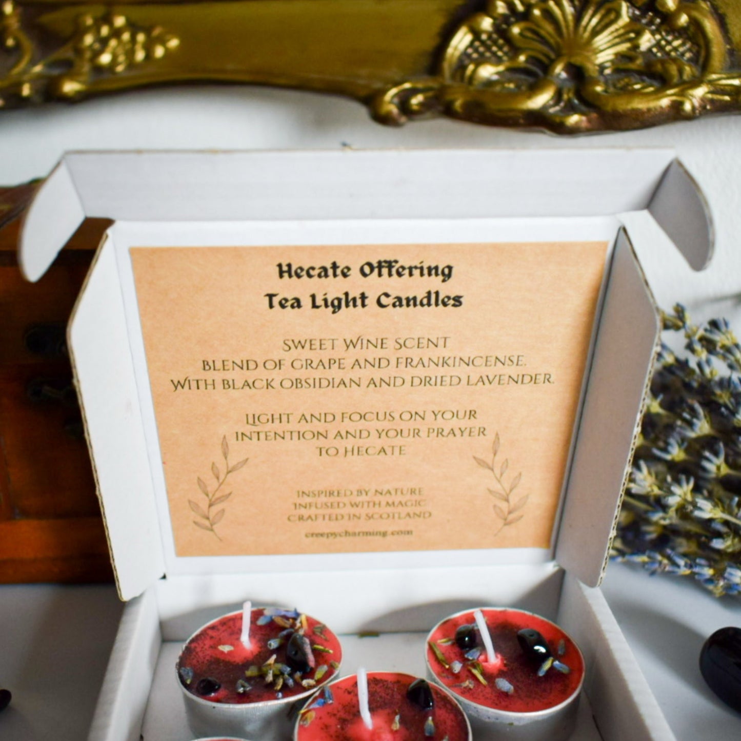 Hecate Offering Soy Tea Light Candles