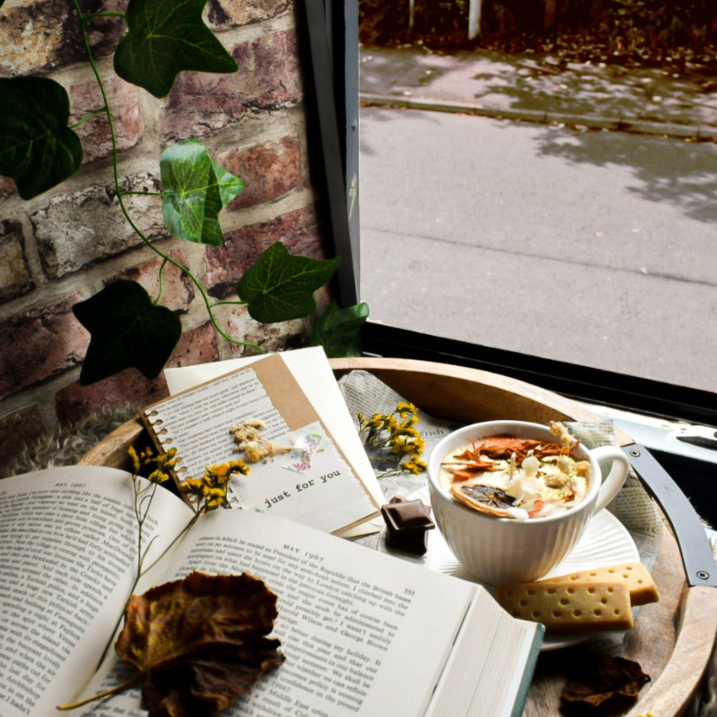 Unscented Autumnal Soy Cup Candle