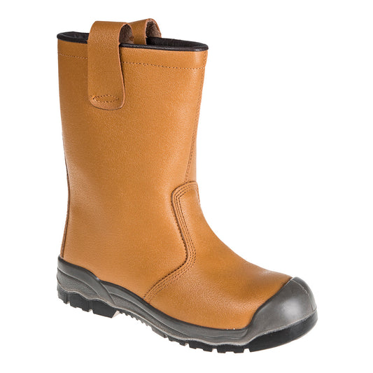 Portwest Steel Action Leather Rigger Boot S1P SR FW13